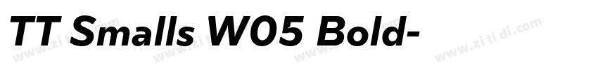 TT Smalls W05 Bold字体转换 TT Smalls W05 Bold字体转换